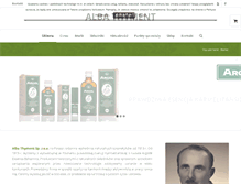 Tablet Screenshot of albathyment.com.pl